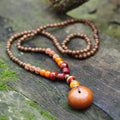 Handgemachte buddhistische Perlen Buddhistische Halskette