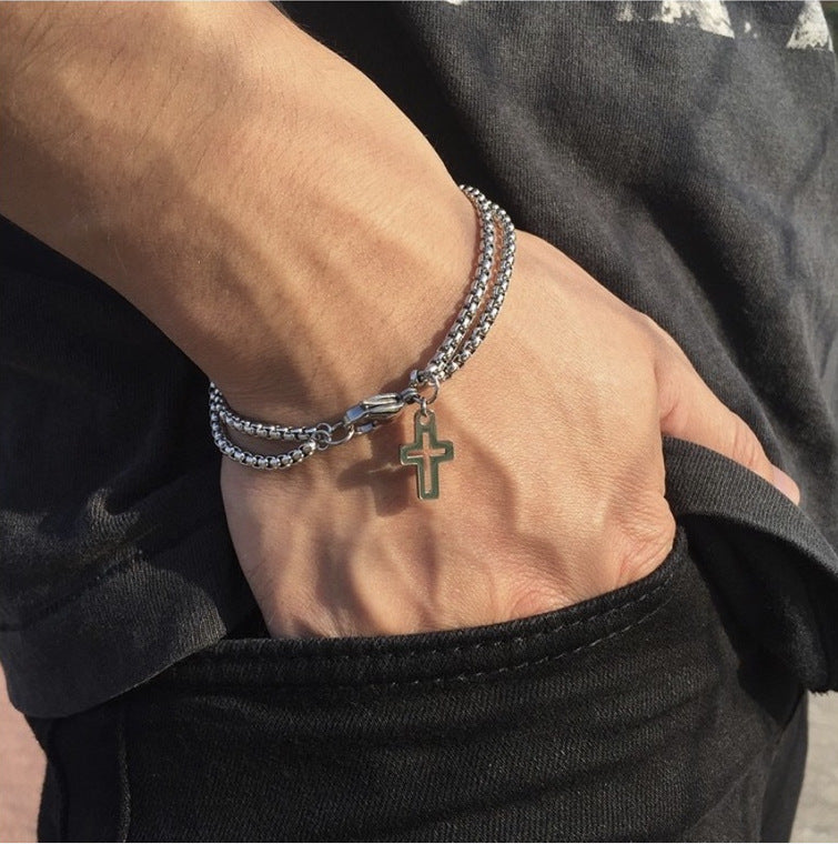 Armband für Frauen Charm Armbänder Herren Punk Party Männer Kreuz