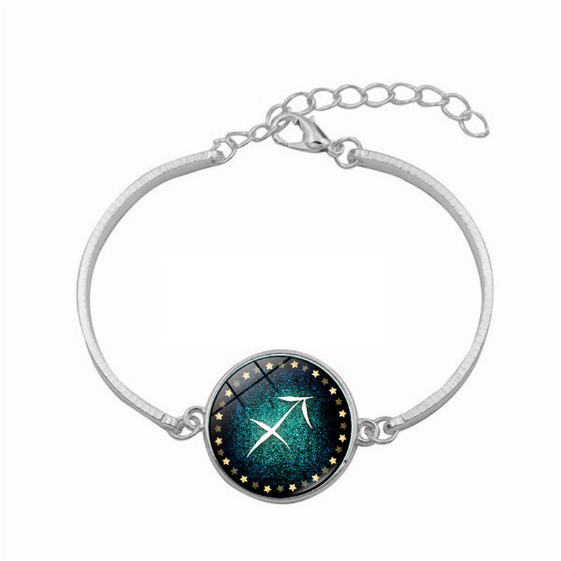Mode 12 Sternzeichen Armband für Herren Damen Widder Jungfrau