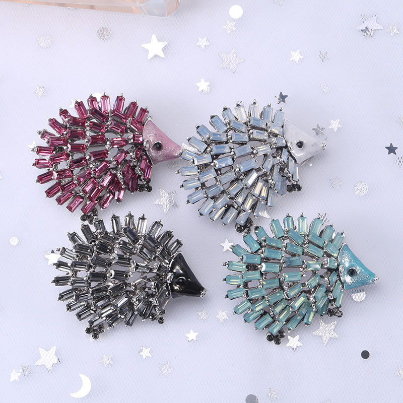 Strass Igel Brosche Brosche All-Match Kleidung Accessoires Brosche