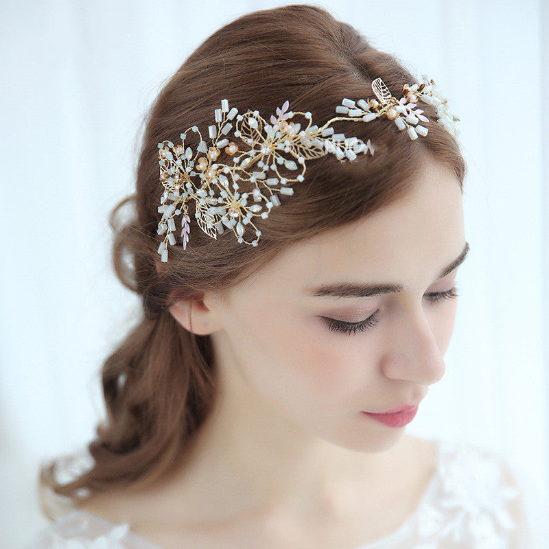 Perlenhaarband Fotostudio Hochzeitsreisefotografie Kleideraccessoires