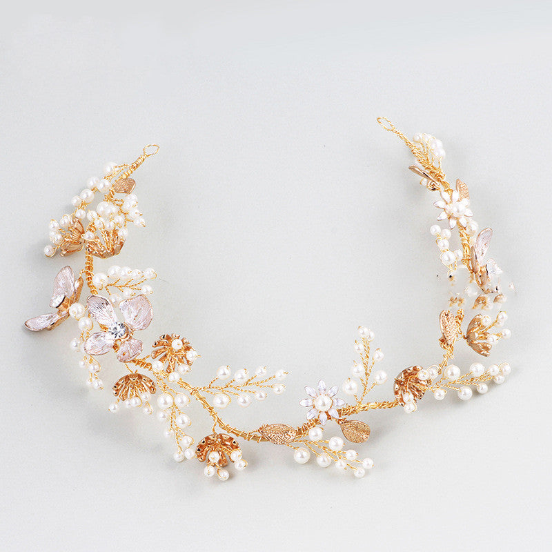 Perlenhaarband Fotostudio Hochzeitsreisefotografie Kleideraccessoires