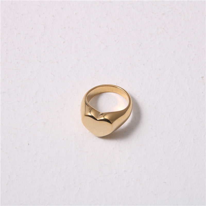 Trendige Damenschmuck Bestseller Süßes Loch Herz 18 Karat Vergoldet