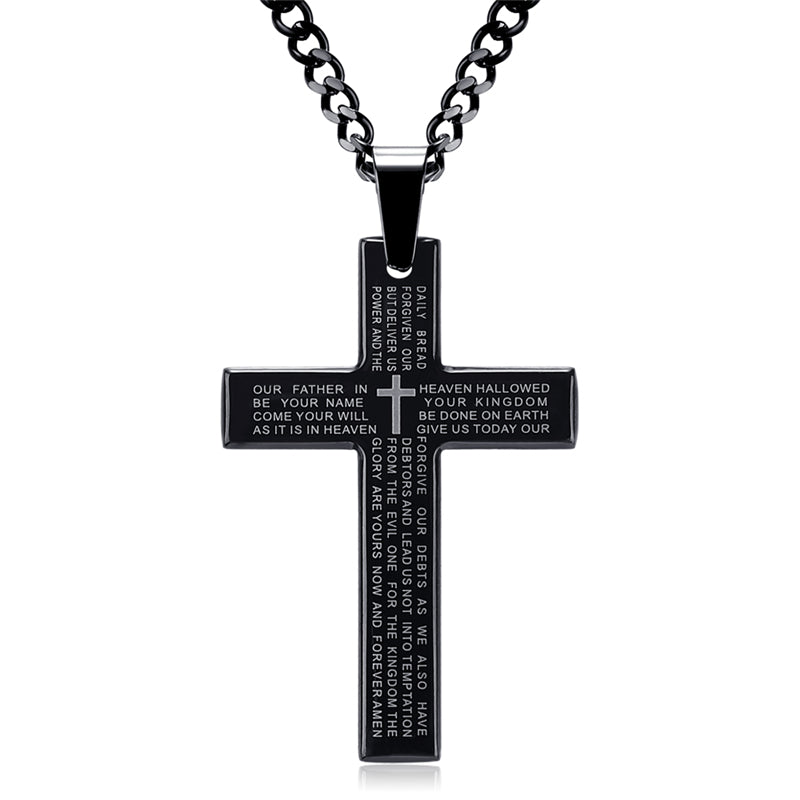 Vollständige Diamantkreuz-Anhänger-Halskette für Damen