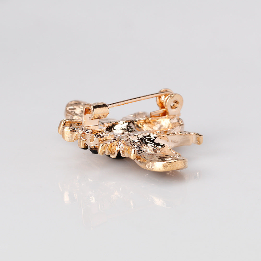 Wuli&baby Insekten Bienen Broschen Anstecker Metall Emaille Pins