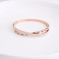 Pulsera de mujer con estilo romano y diamantes