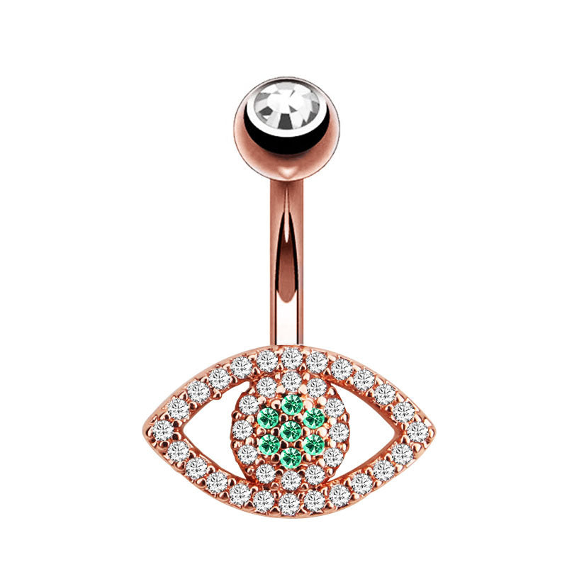 Moda CZ Zircon Pequeña Abeja Anillos para el Ombligo Acero Quirúrgico Sexy Mujeres Piercing Ombligo Anillos de Vientre Joyería de Perforación Corporal Animal