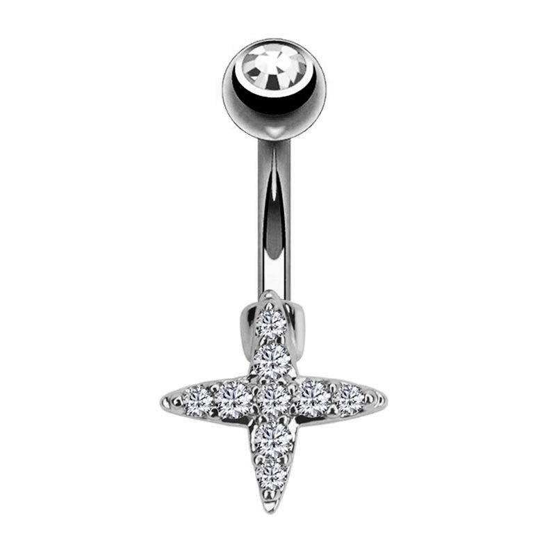 Moda CZ Zircon Pequeña Abeja Anillos para el Ombligo Acero Quirúrgico Sexy Mujeres Piercing Ombligo Anillos de Vientre Joyería de Perforación Corporal Animal