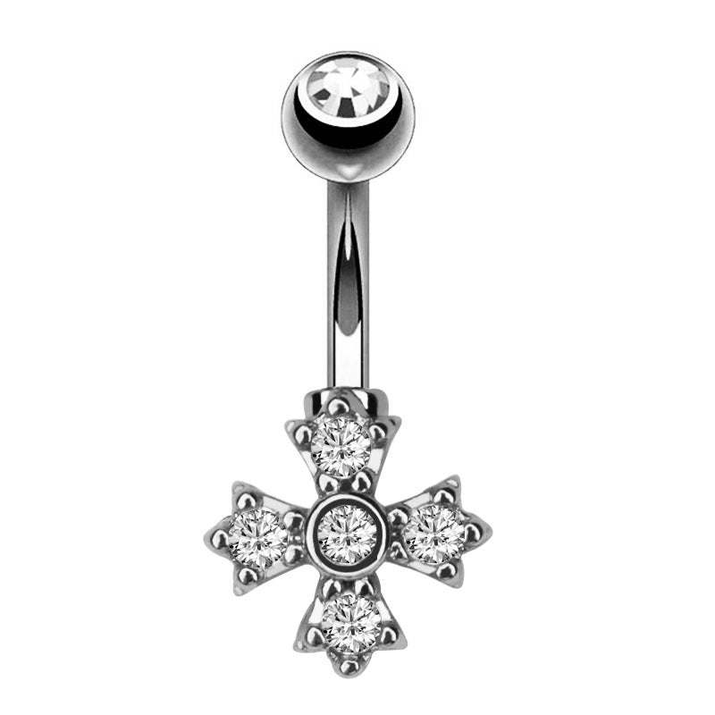 Moda CZ Zircon Pequeña Abeja Anillos para el Ombligo Acero Quirúrgico Sexy Mujeres Piercing Ombligo Anillos de Vientre Joyería de Perforación Corporal Animal