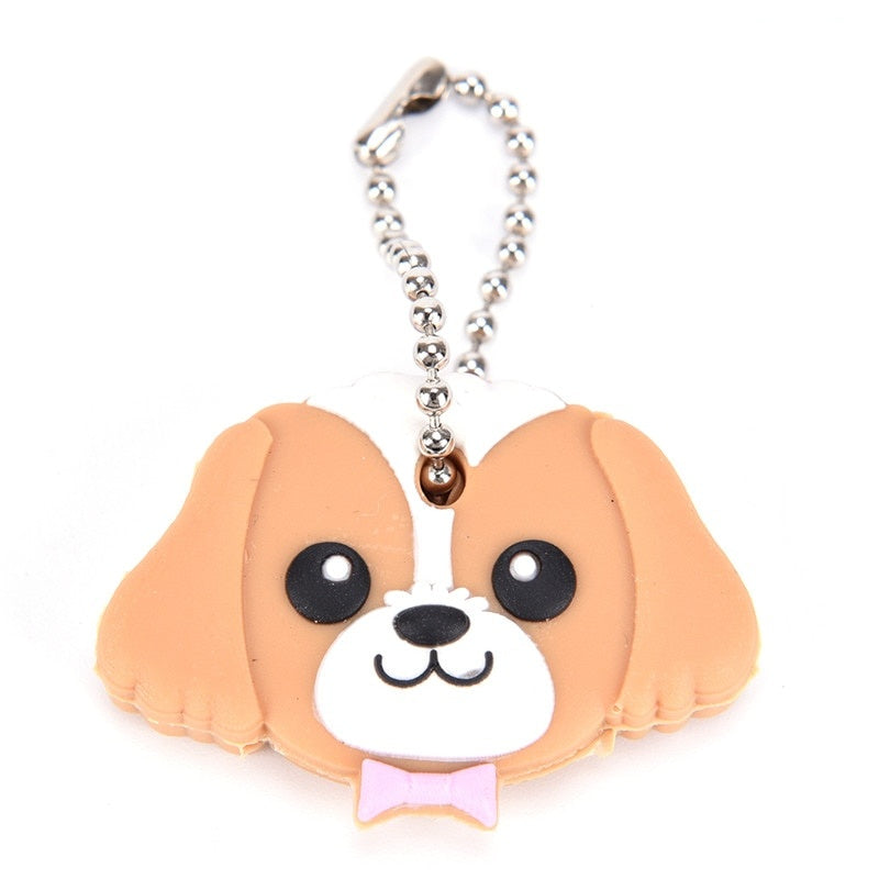 Funda de llave de plástico blando, cubierta de cerradura tridimensional de dibujos animados