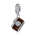 Sterling Silber Retro Digitalkamera Deko DIY Charm Armband Zubehör