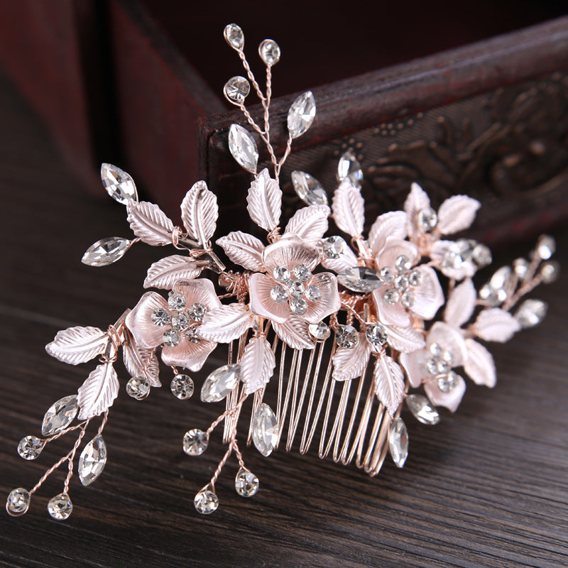 Horquilla Hoja Dorada Accesorios para el Cabello Nuevo Vestido de Novia Tocado Nupcial