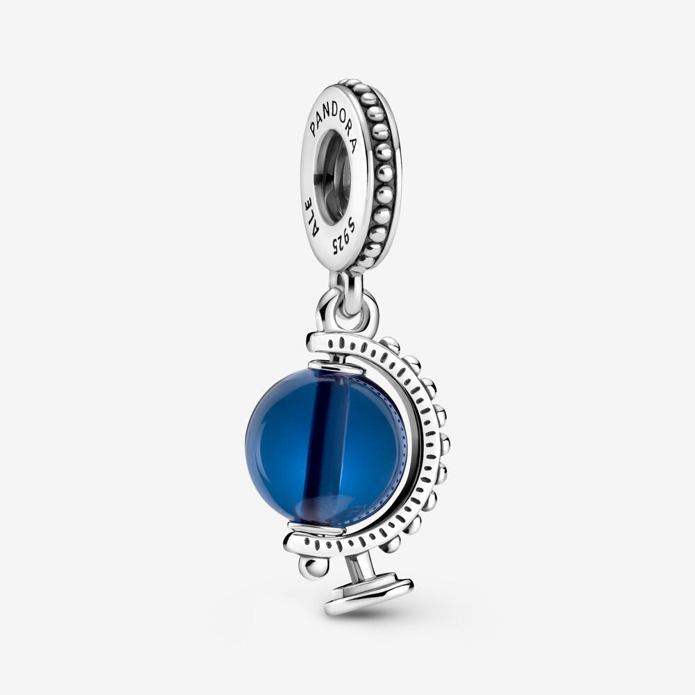 Blauer Globus, Blauer Schuppenfisch Filmklappen Armband-Anhänger