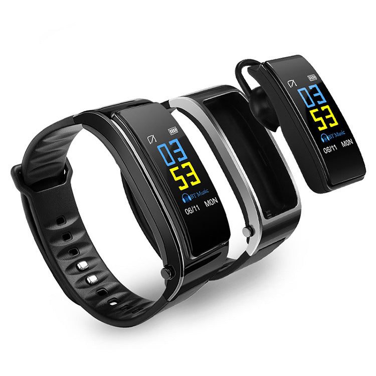 Smart-Armband Bluetooth-Headset Zwei-in-Eins Separate Herzfrequenz- und Blutdruckmessung