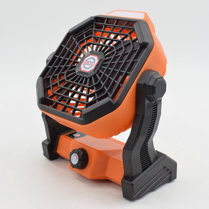 Tragbarer Outdoor-Camping-Ventilator, Schlafsaal-Beleuchtungsventilatorlampe