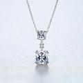 Simple Female Silver Necklace Silver Jewelry