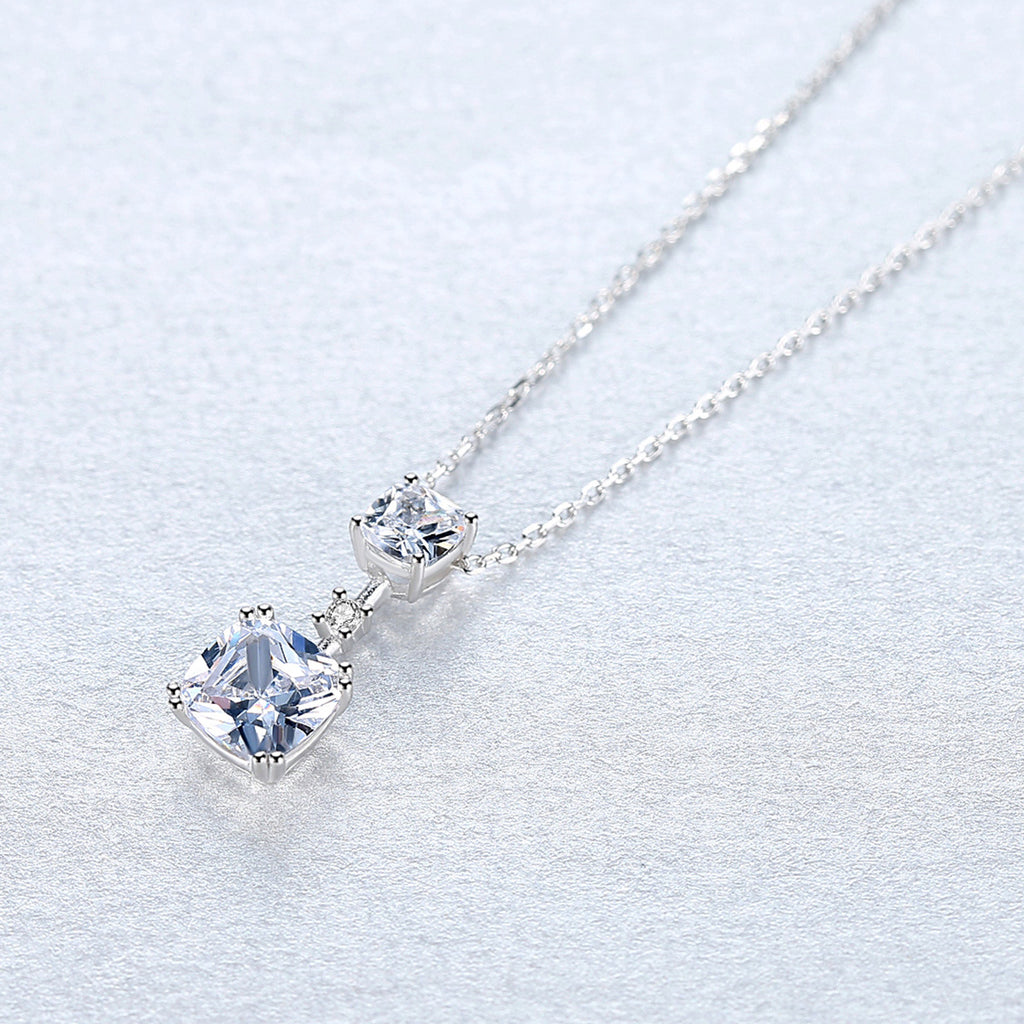 Simple Female Silver Necklace Silver Jewelry