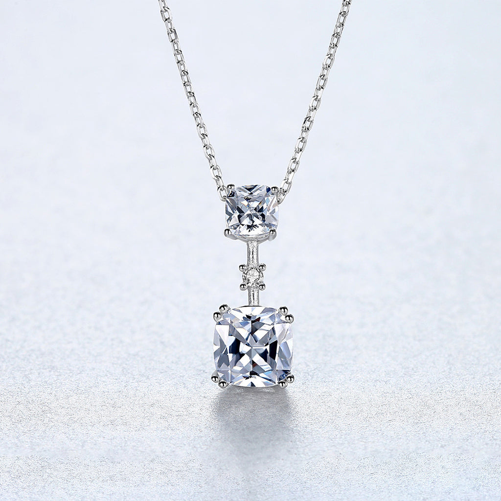 Simple Female Silver Necklace Silver Jewelry