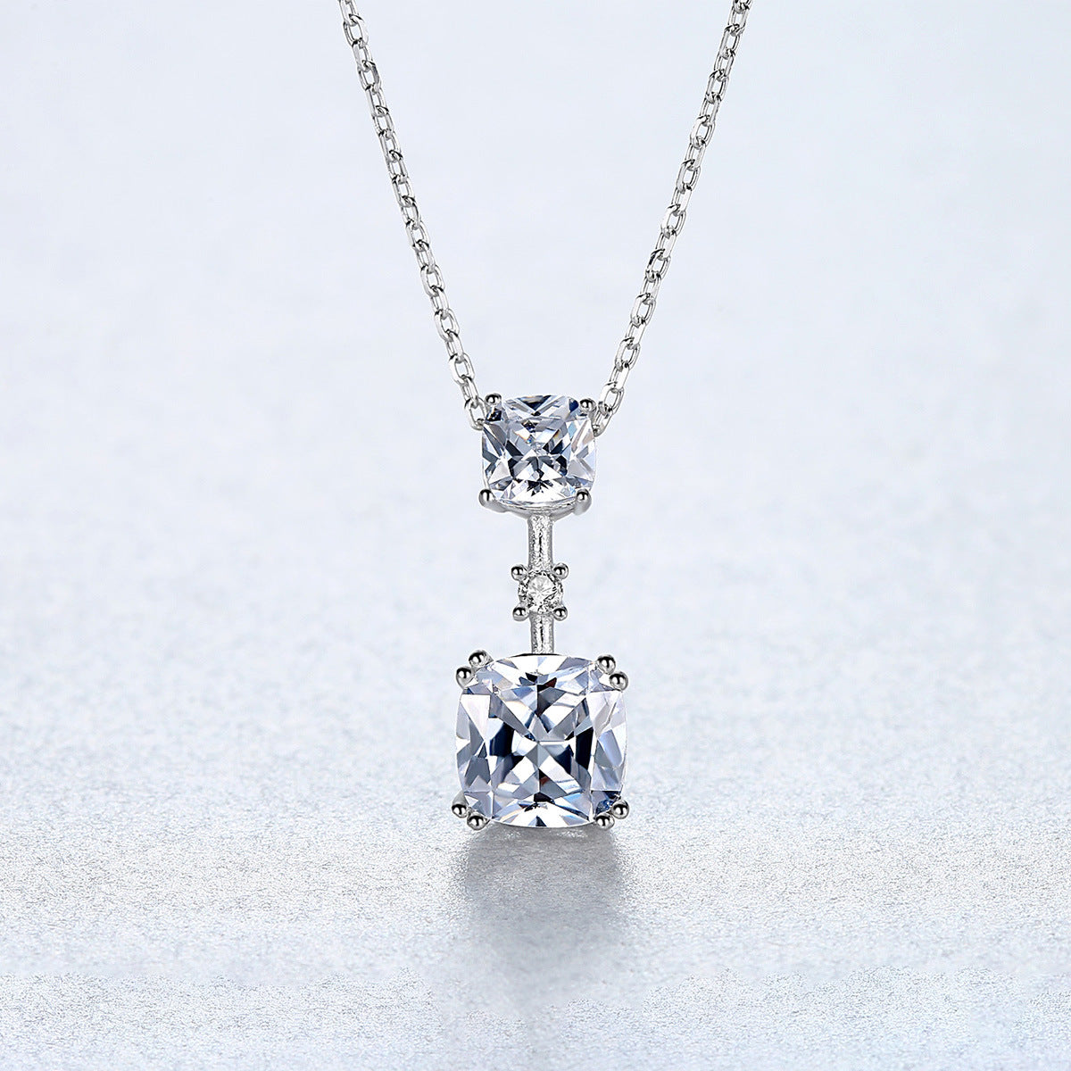 Simple Female Silver Necklace Silver Jewelry