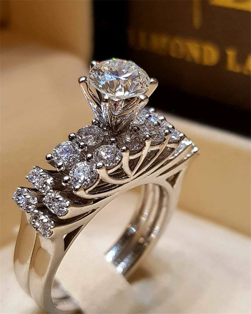 Anillos de compromiso de joyería europea y americana