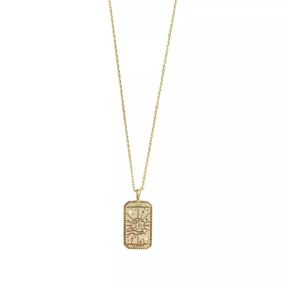 Tarot Power La Luna Gold Necklace