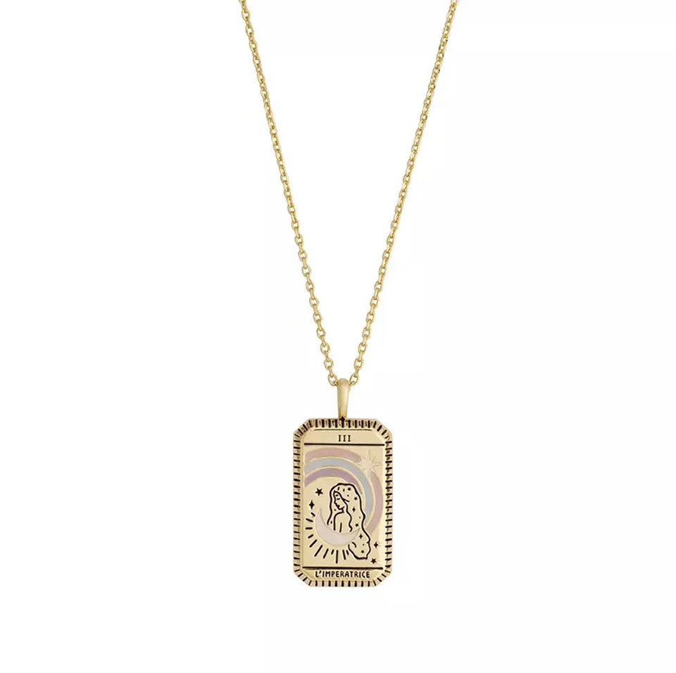 Tarot Power La Luna Gold Necklace