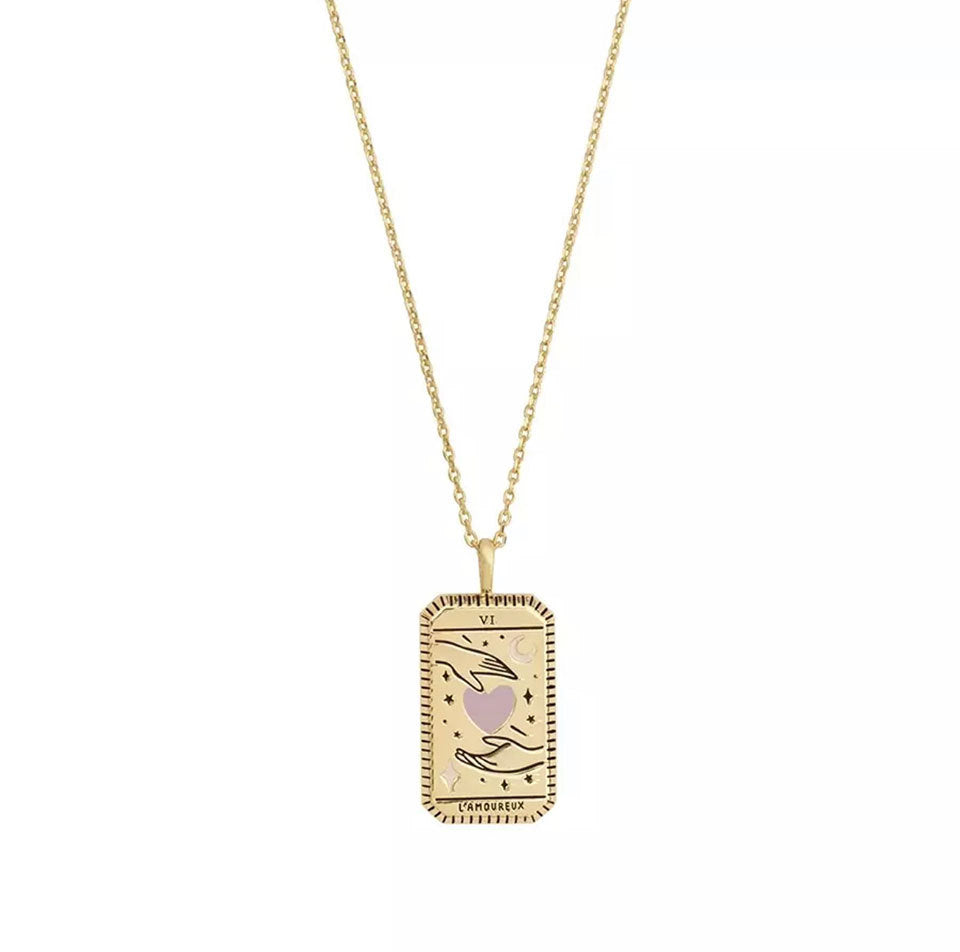 Tarot Power La Luna Gold Necklace