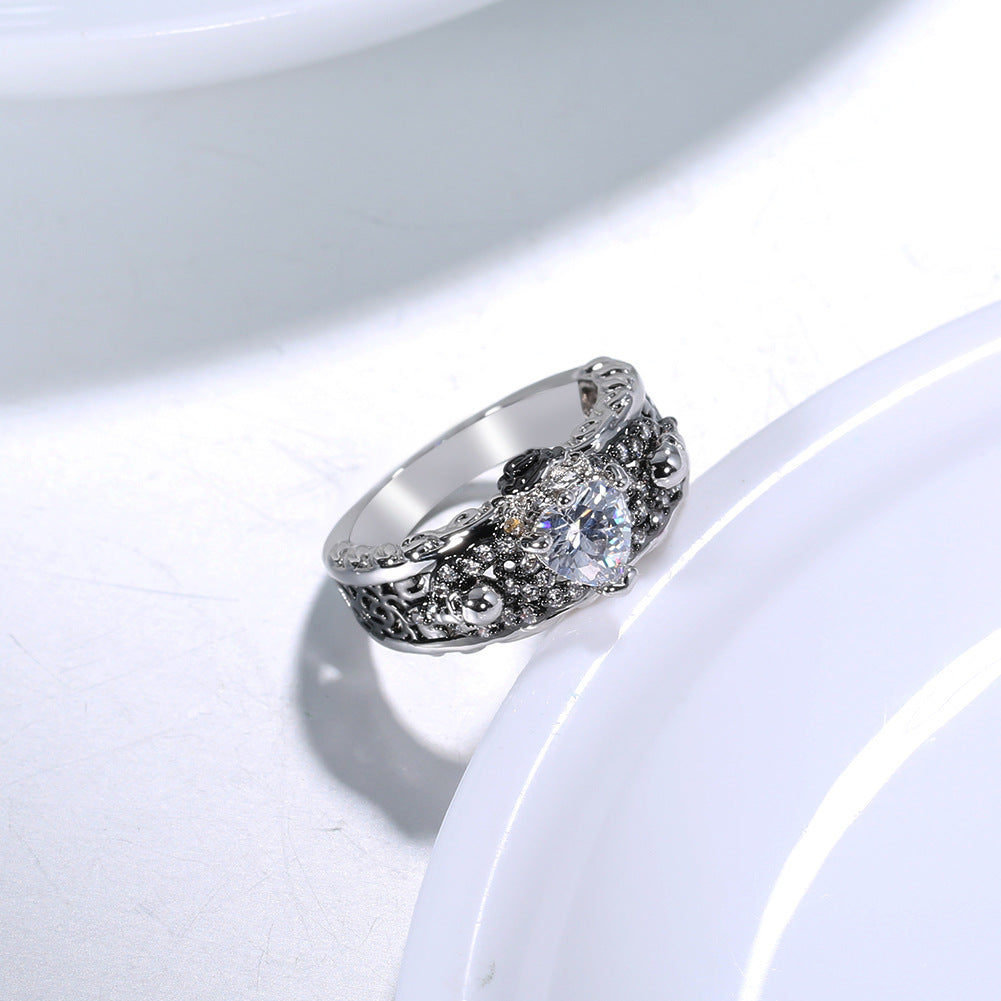 Amantes de Calaveras - Elegante Anillo de Calavera para Mujer