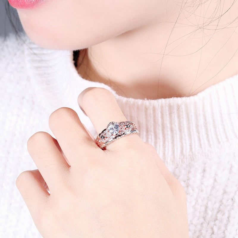 Amantes de Calaveras - Elegante Anillo de Calavera para Mujer