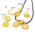 Goldschmuck-Set Indische Hochzeitsaccessoires