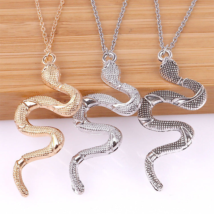 Übertriebene Halskette Kalter Wind Viper Schmuck Damenhalskette