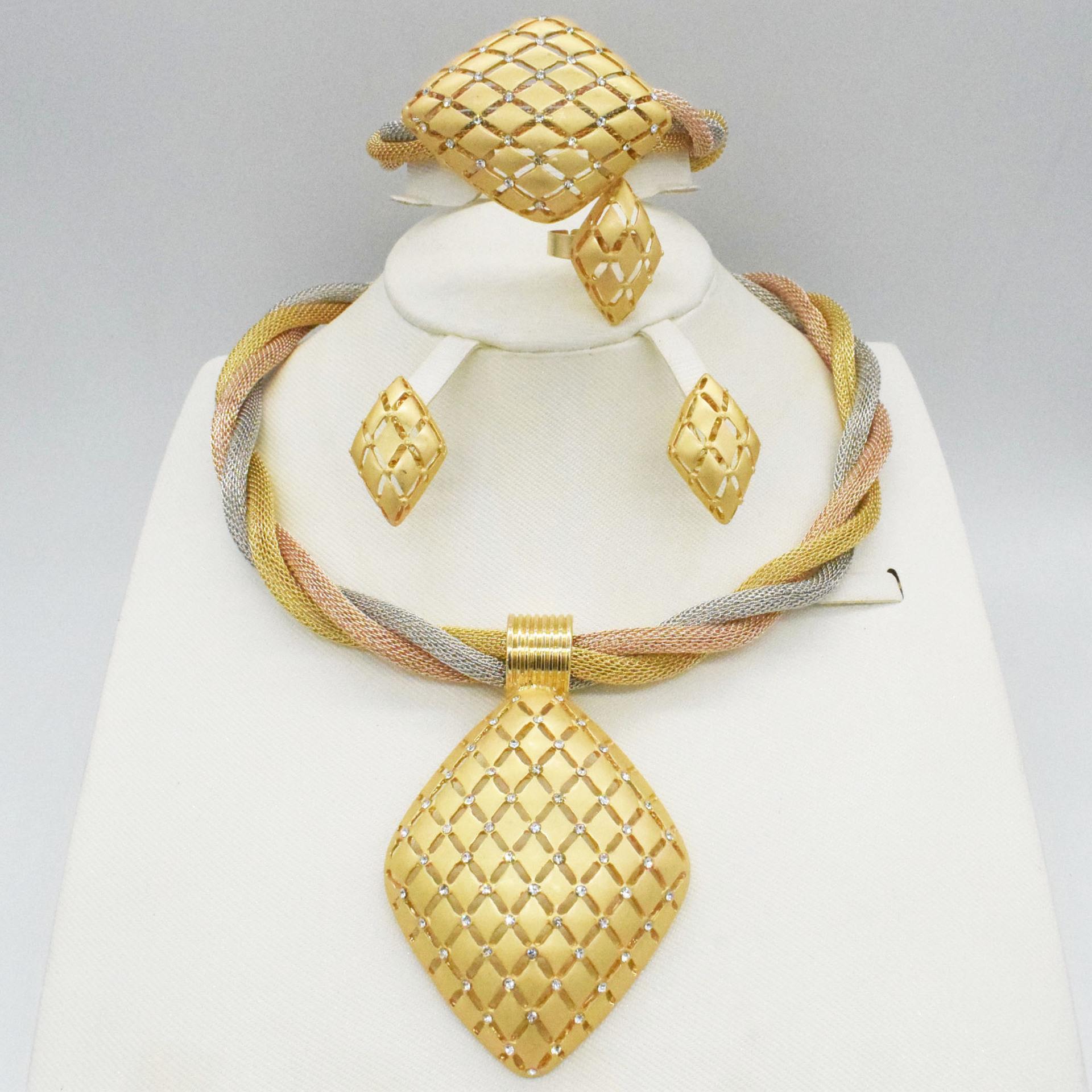 Luxus Braut Hochzeit Halskette Geschenk Für Frauen Halskette Schmuck