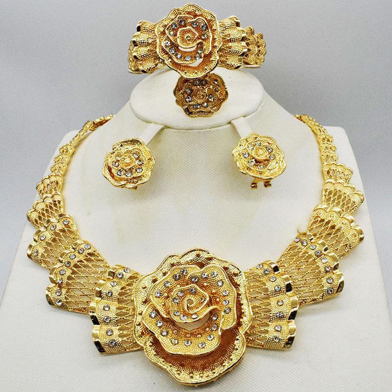Luxus Braut Hochzeit Halskette Geschenk Für Frauen Halskette Schmuck