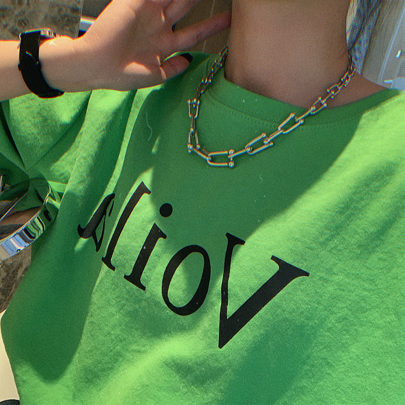 Exaggerated Clavicle Chain Hip Hop Sweater Chain Chain