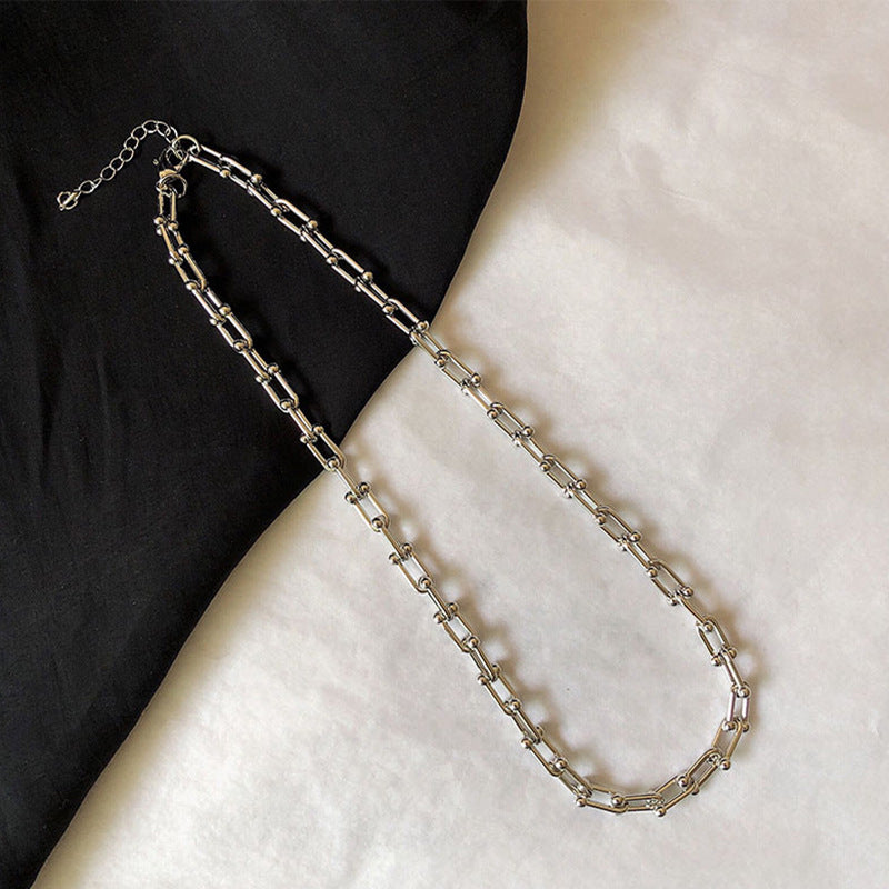 Exaggerated Clavicle Chain Hip Hop Sweater Chain Chain
