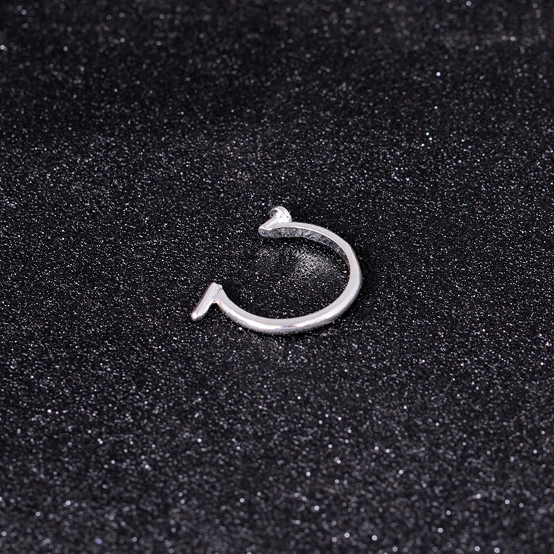 Anillo de uñas de joyería de moda, anillo simple, accesorios de Halloween