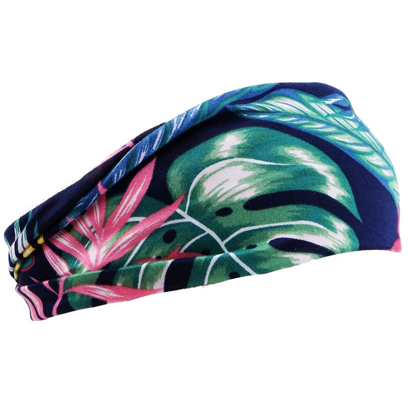 Diadema deportiva estampada Diadema de yoga