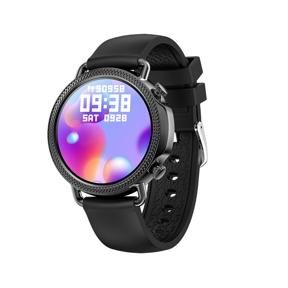 Reloj inteligente para mujer, círculo completo, totalmente táctil, monitoreo de temperatura corporal, dial personalizado con notificaciones.