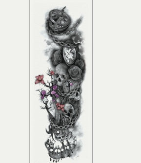 Pegatina de tatuaje impermeable para brazo completo