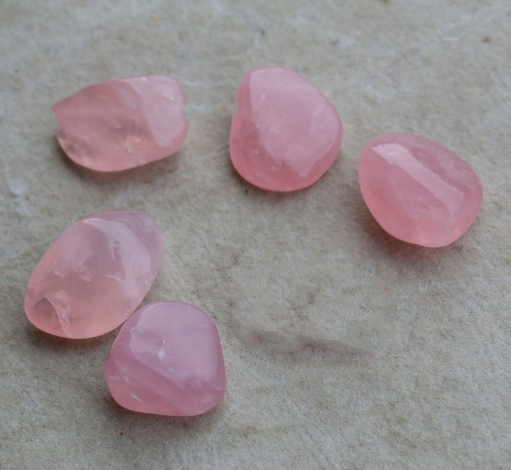 6 pieces set price natural powder crystal bare stone