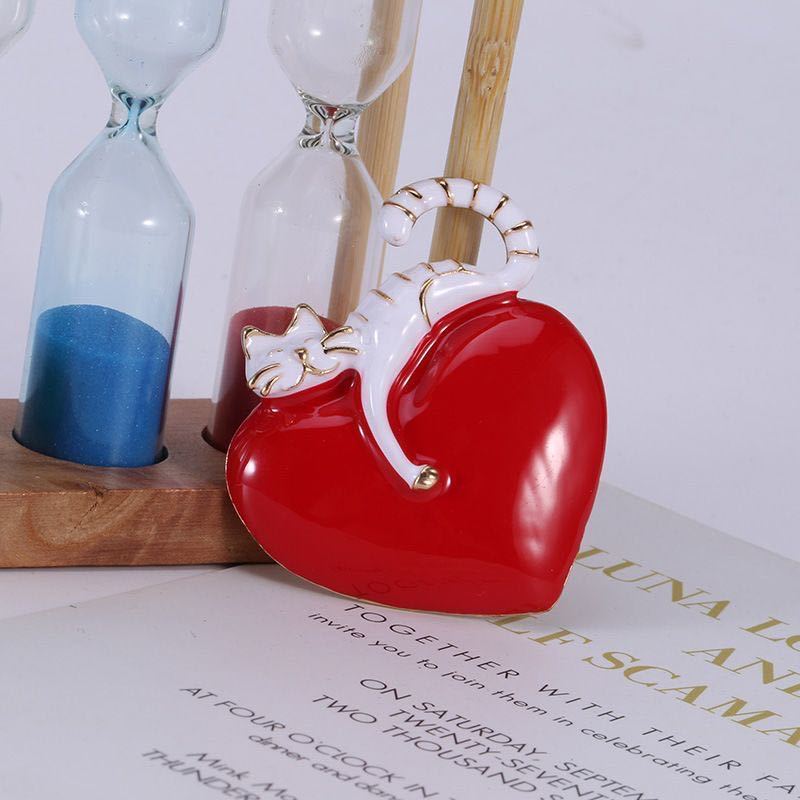 Liebe Katzenbrosche Accessoires Brosche