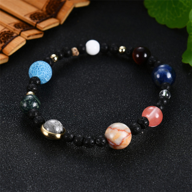 Pulsera de planetas del sistema solar para hombre