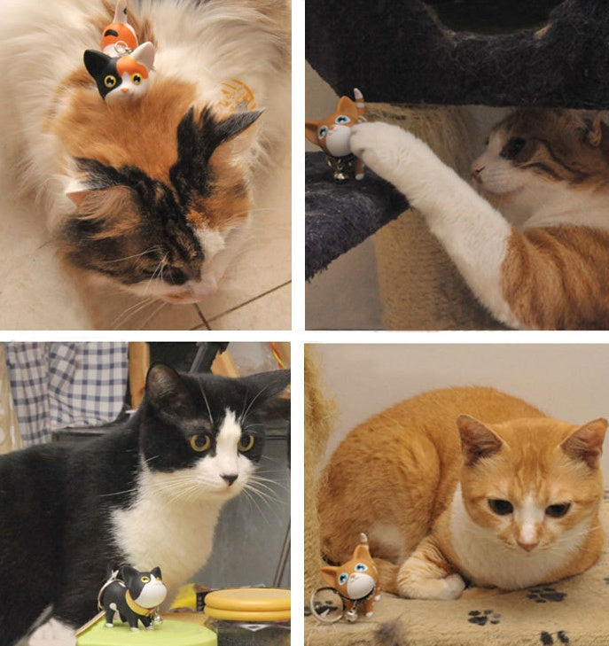 Llavero Llavero de gato Llavero de pareja Llavero de gatito Llavero de gato