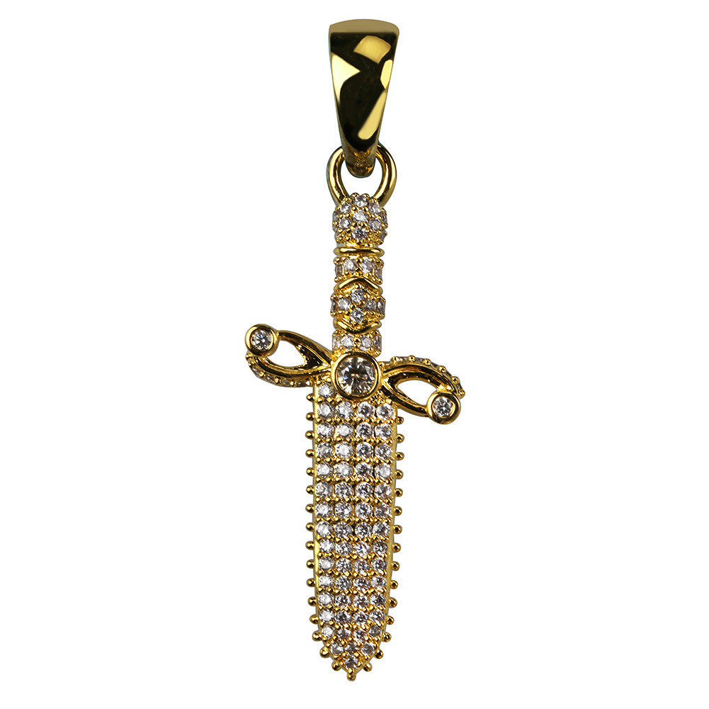 Colgante de collar de hip hop para hombre