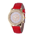 Nuevo brazalete de reloj para mujer, relojes de Ginebra de cristal para mujer, relojes de pulsera de cuarzo de acero inoxidable a la moda