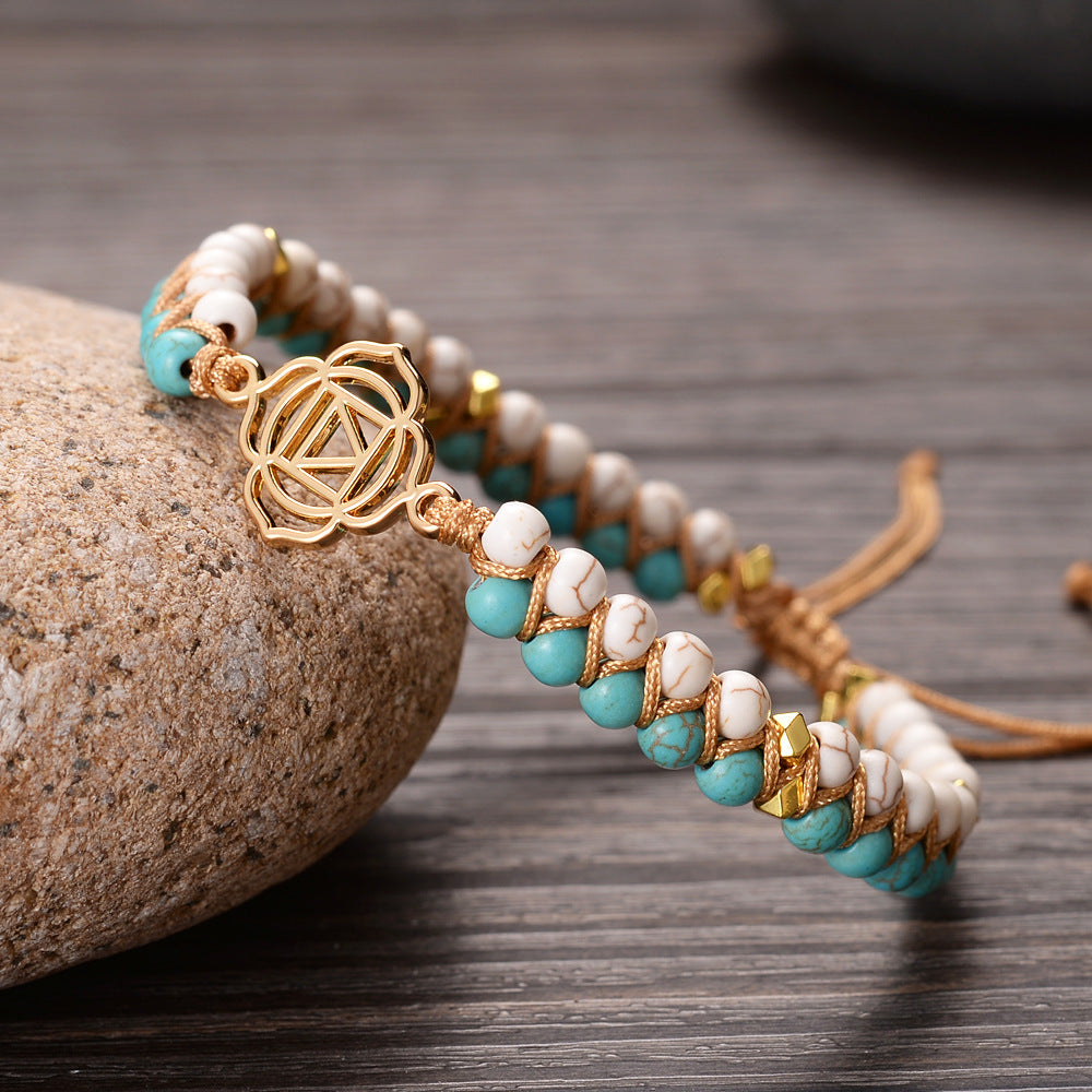 Pulsera de meditación espiritual de siete chakras