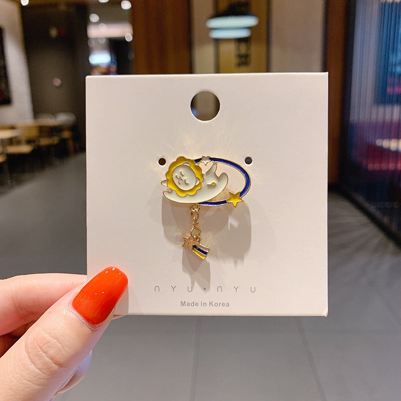 Accesorios todoterreno Broche de seguridad de dibujos animados Broche decorativo para escote