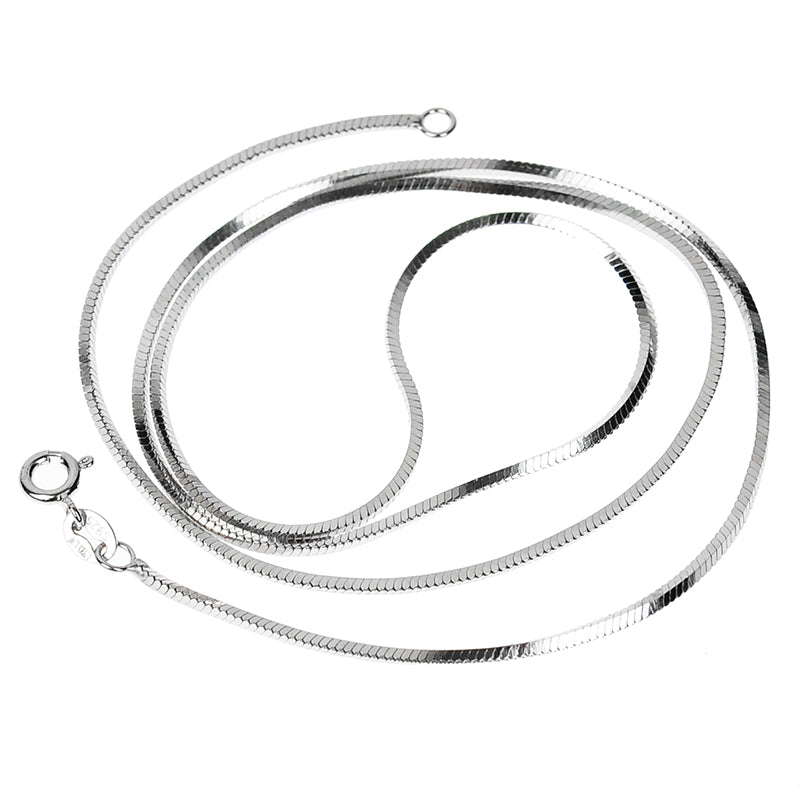 Halskette aus reinem Platin mit Silberauflage