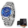 Reloj impermeable de acero inoxidable