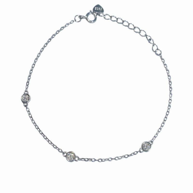 925 Sterling Silver Gold Plated Thin Bracelet